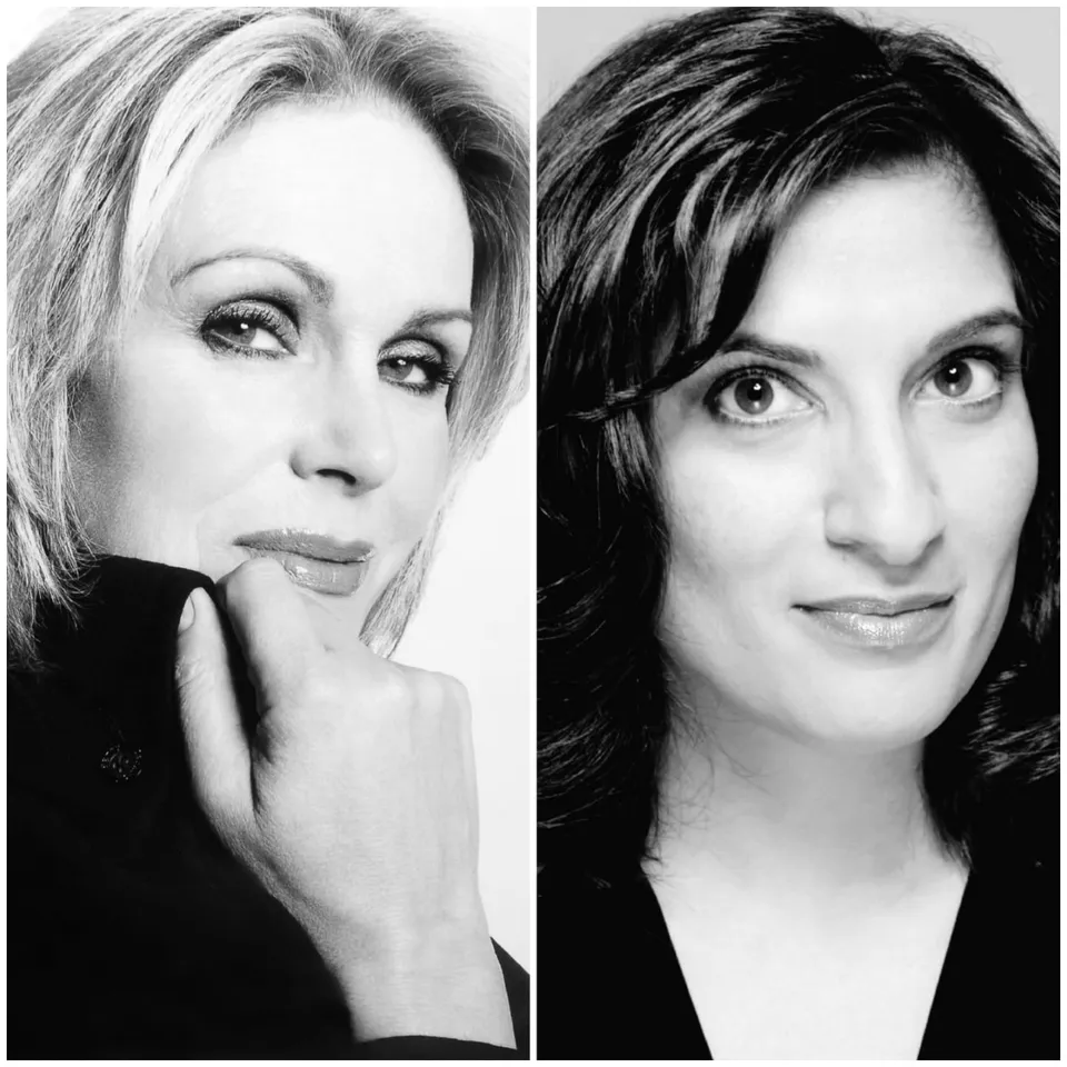 Lumley OBE and Mina Anwar Lumley OBE and Mina Anwar